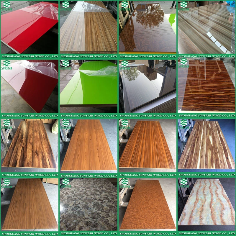 Light Melamine MDF Board / MDF Wood Price / 18mm Thick MDF Sheet