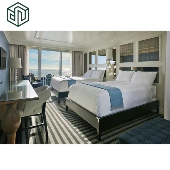 Dubai Luxury Hotel Bedroom Hospitality Furniture Guest Room Suite Wooden King Size Bed Sets Custom Modern 5 Star Hotel Furniture