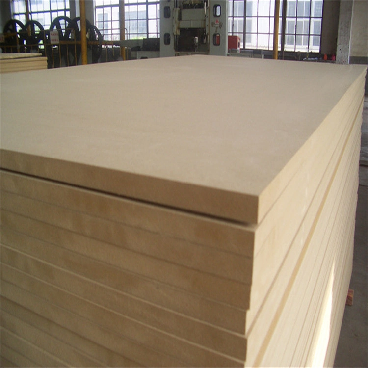 18mm Raw Plain MDF HDF Melamine MDF for Kitchen Cabinet Laminated Board